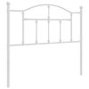 vidaXL Cabeceira de substitui&ccedil;&atilde;o 100 cm metal branco