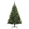 vidaXL &Aacute;rvore de Natal Artificial Articulada 300 LEDs Verde 180 cm
