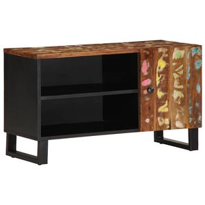 vidaXL M&oacute;vel de TV 80x33x46 cm madeira recuperada/derivados madeira