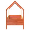 vidaXL Cama infantil formato casa 90x200 cm pinho maciço castanho-mel