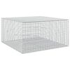 vidaXL Gabione com Fio de 3,5 mm e Malha de 5x2,5 cm 100x100x50 cm