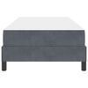 vidaXL Cama Box com colchão Cinza Escuro 80 x 210 cm tecido