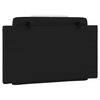 vidaXL Almofad&atilde;o de cabeceira Viana 80 cm couro artificial preto e branco