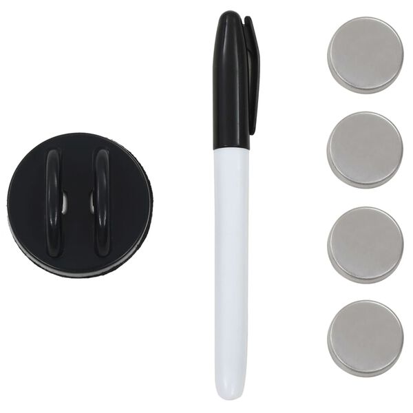 vidaXL Quadro magn&eacute;tico em vidro para parede 120x60 cm