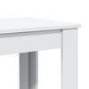 vidaXL Mesa de bar 102x50x103,5 cm derivados de madeira branco