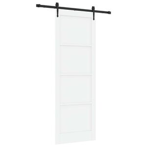 vidaXL Porta Deslizante ORKDAL 83 x 232 cm Madeira de Pinho Maci&ccedil;a