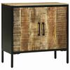 vidaXL Buffet Castanho 70 x 35 x 70 cm Madeira de mangueira maciça