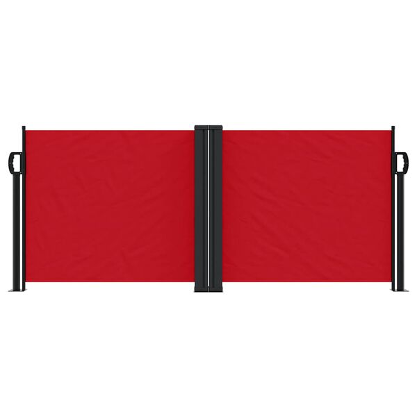 vidaXL Toldo lateral retr&aacute;til 100x600 cm vermelho