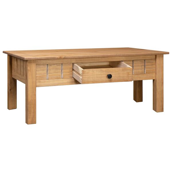 vidaXL Mesa de centro 100x60x43,5 cm pinho maci&ccedil;o Panama