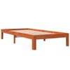 vidaXL Cama sem colch&atilde;o 90x190 cm madeira de pinho maci&ccedil;a castanho-mel