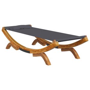 vidaXL Espregui&ccedil;adeira exterior 100x188,5x44cm madeira curva antracite