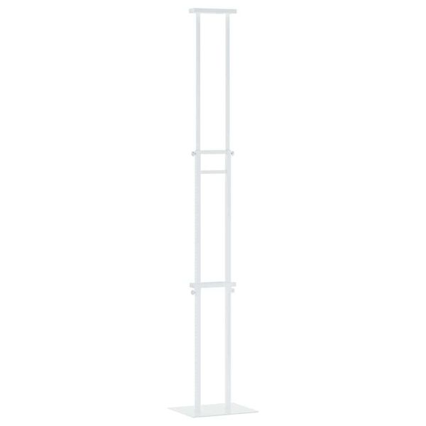 vidaXL Displays de Feira Branco 30 x 23,5 x 210 cm A&ccedil;o