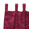 vidaXL Cortinas de Veludo 2 pcs vermelho tinto 260 x 140 cm Veludo