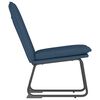 vidaXL Cadeira lounge 52x75x76 cm tecido azul