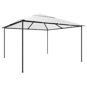 vidaXL Gazebo 4x4x3 m 180 g/m&sup2; branco