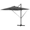 vidaXL Parasol Roma Antracite 286 x 285 x 270 cm Alumínio e Poliéster