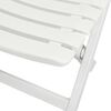 vidaXL Conjunto bistrô para jardim 3 pcs plástico branco