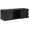 vidaXL Gabinete para TV com prateleira Preto 105 x 30 x 35 cm