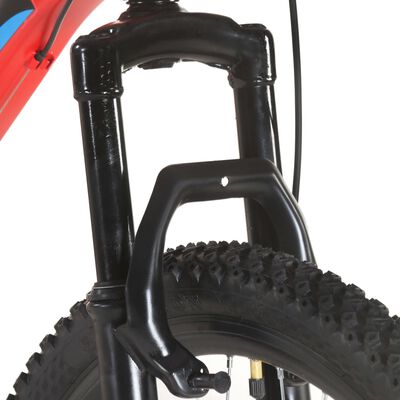 vidaXL Bicicleta de montanha 21 velocidades roda 29" 53 cm vermelho