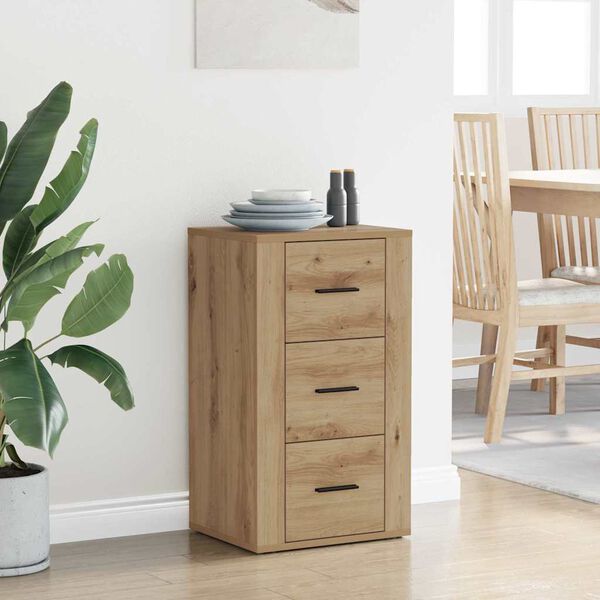 vidaXL Buffet Carvalho Artesanal 40 x 33 x 70 cm Madeira processada