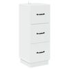 vidaXL Gabinete de Gavetas Branco 33 x 34,5 x 87 cm