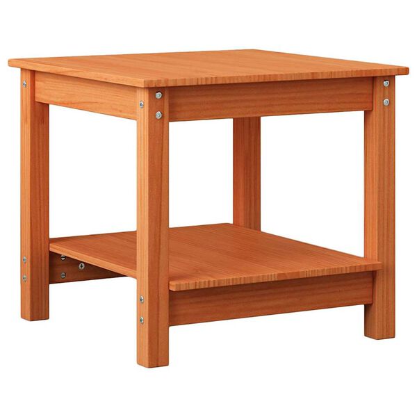 vidaXL Mesa de centro Castanho-mel 50 x 50 x 45 cm