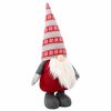 vidaXL Gnomo de Natal com pernas extens&iacute;veis Vermelho 130 cm Poli&eacute;ster