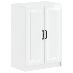 vidaXL Arm&aacute;rio de Sapatos UTRECHT 59,5 x 39,5 x 87 cm Branco Brilhante