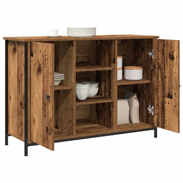 vidaXL Buffet Madeira antiga 100 x 35 x 70 cm