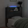 vidaXL Cabeceira Carvalho Preto 100 x 15 x 103,5 cm Madeira processada