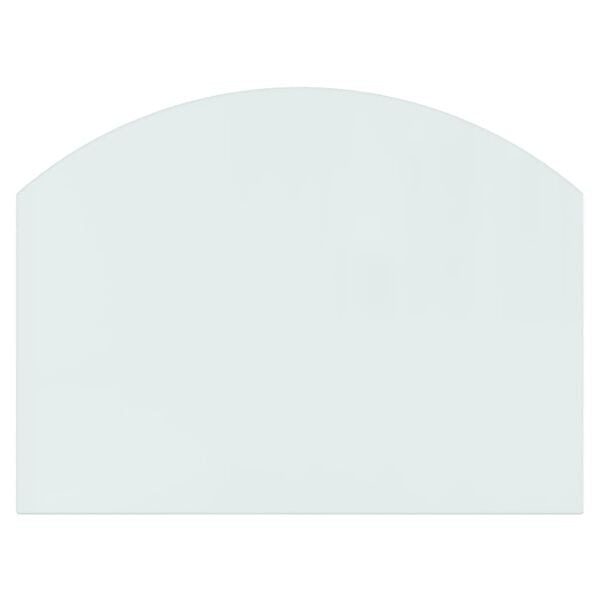 vidaXL Placa de vidro para lareira 80x60 cm