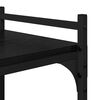 vidaXL Estante Carvalho preto 76 x 32 x 192 cm Madeira processada