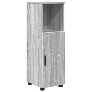 vidaXL Arm&aacute;rio de Banheiro Cinza Sonoma 30 x 35 x 95 cm