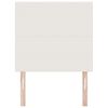 vidaXL Cabeceira com cabeceira Creme 80 cm Couro Sint&eacute;tico