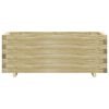 vidaXL Vaso/floreira retangular 100x50x40 cm madeira