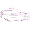vidaXL Cama com arruma&ccedil;&atilde;o e colch&atilde;o Cappuccino 200 x 200 cm