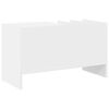 vidaXL Armário para discos de vinil Branco 78,5 x 35 x 45 cm