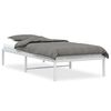 vidaXL Estrutura de cama metal 90x200 cm branco