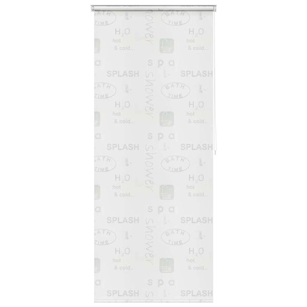 vidaXL Estore de rolo para o duche 80x240 cm Splash