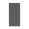 vidaXL Preto Plissada Cega 60x100 cm Largura Tecido 59,4 cm Poli&eacute;ster