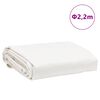vidaXL Lona &Oslash; 2,2 m 650 g/m&sup2; branco