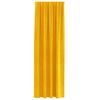 vidaXL Cortinas opacas 2 pcs Amarelo Mostarda 140 x 245 cm Veludo