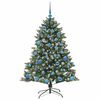 vidaXL &Aacute;rvore de Natal Artificial Verde 150 cm PVC, Pl&aacute;stico e A&ccedil;o