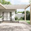 vidaXL Toldo vertical 60x800 cm tecido oxford branco