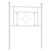 vidaXL Cabeceira de substitui&ccedil;&atilde;o 75 cm metal branco