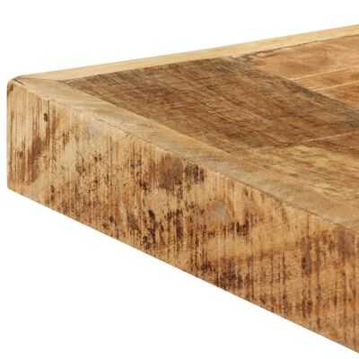 vidaXL Mesa de jantar 160x80x75 cm madeira de mangueira áspera maciça