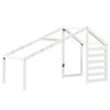 vidaXL Telhado de cama infantil 198x97x113 cm pinho maci&ccedil;o branco