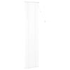 vidaXL Cortina Veneziana Manual Ajust&aacute;vel Branco 213 x 50 cm PVC