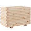 vidaXL Vaso/floreira de jardim 70x40x49,5 cm madeira de pinho maci&ccedil;a