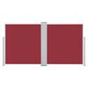vidaXL Toldo lateral retr&aacute;til 120x600 cm vermelho